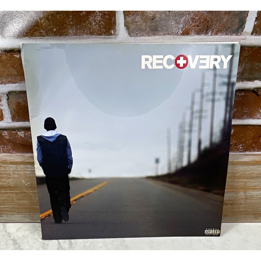 Eminem Recovery 12" Black Vinyl LP Explicit Aftermath 2010 Rap Hip Hop Album Rar